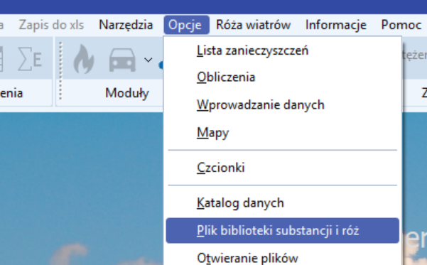 lokalizacja pliku substancji